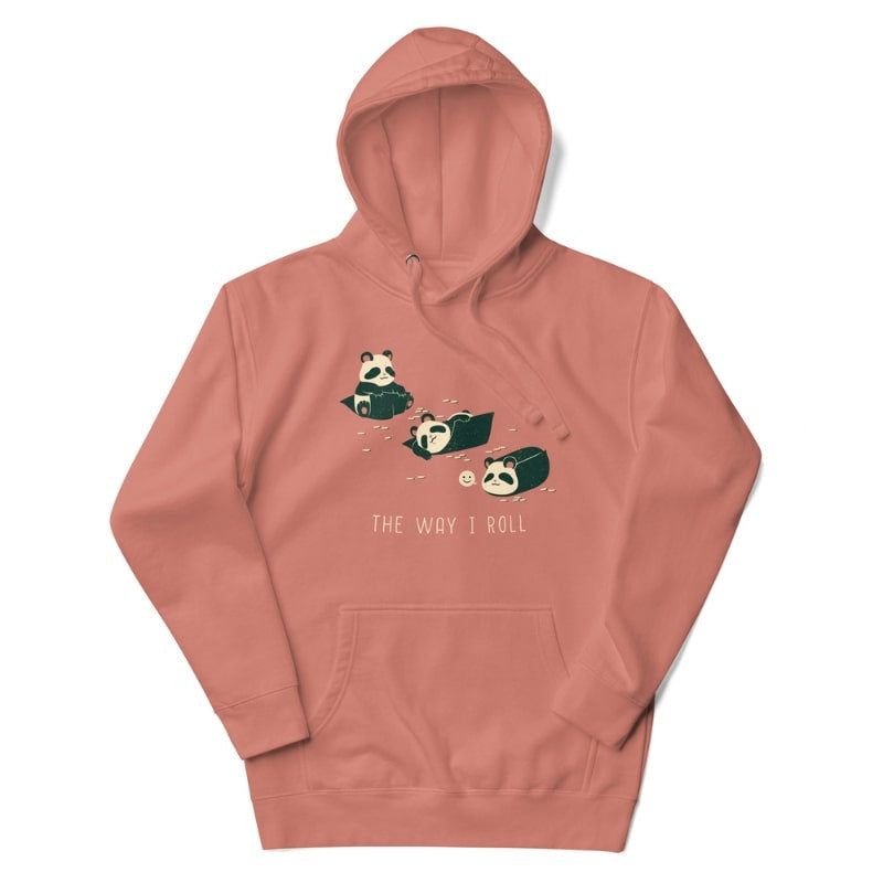 Japansk sweatshirt Sushi Roll S / Or rose