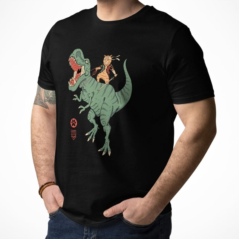 Japansk T shirt Neko T Rex