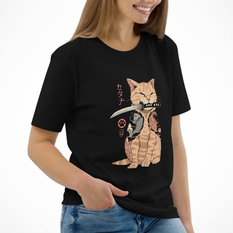 Japansk T shirt Neko Yakuza