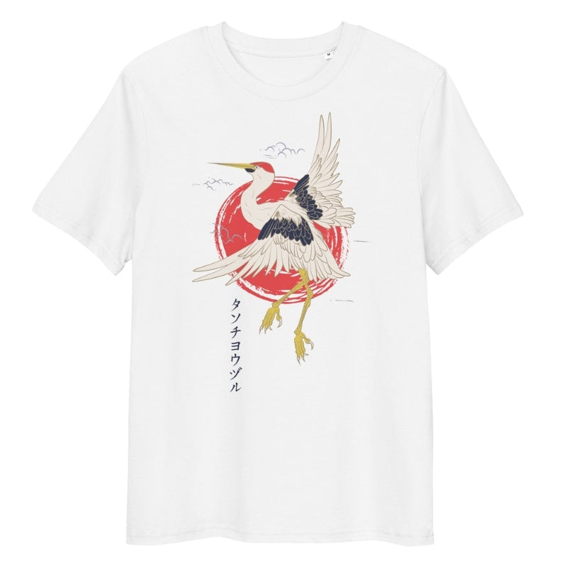 Japansk Tanchou T shirt S / Blanc