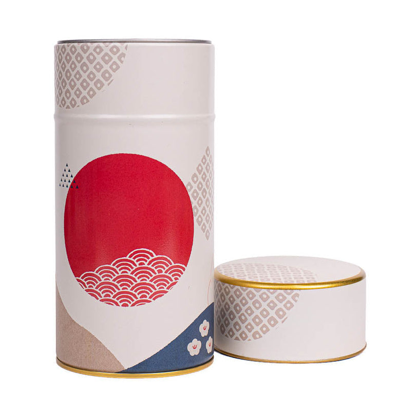 Japansk Teburk i Metall - Sol och Vågor