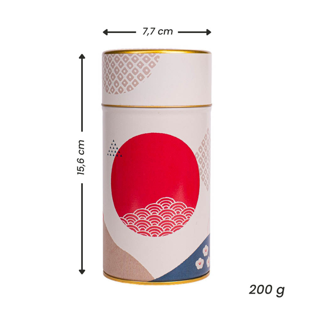 Japansk Teburk i Metall - Sol och Vågor