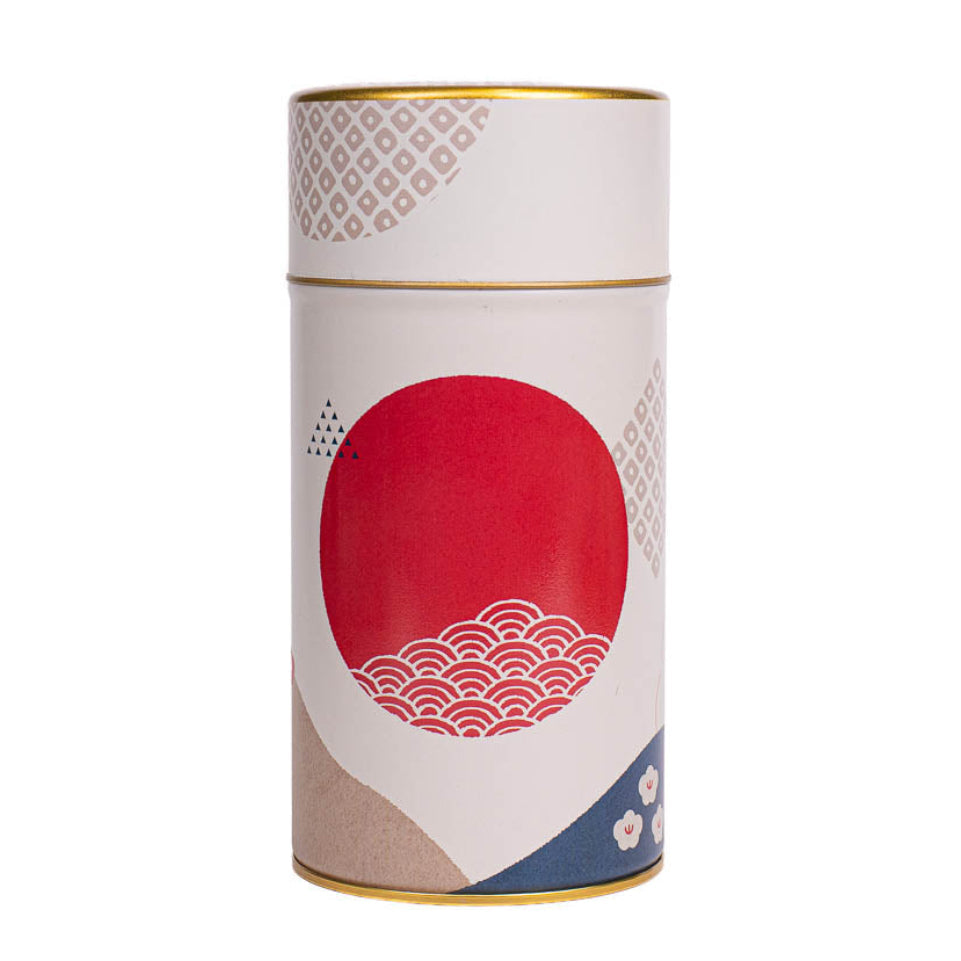 Japansk Teburk i Metall - Sol och Vågor