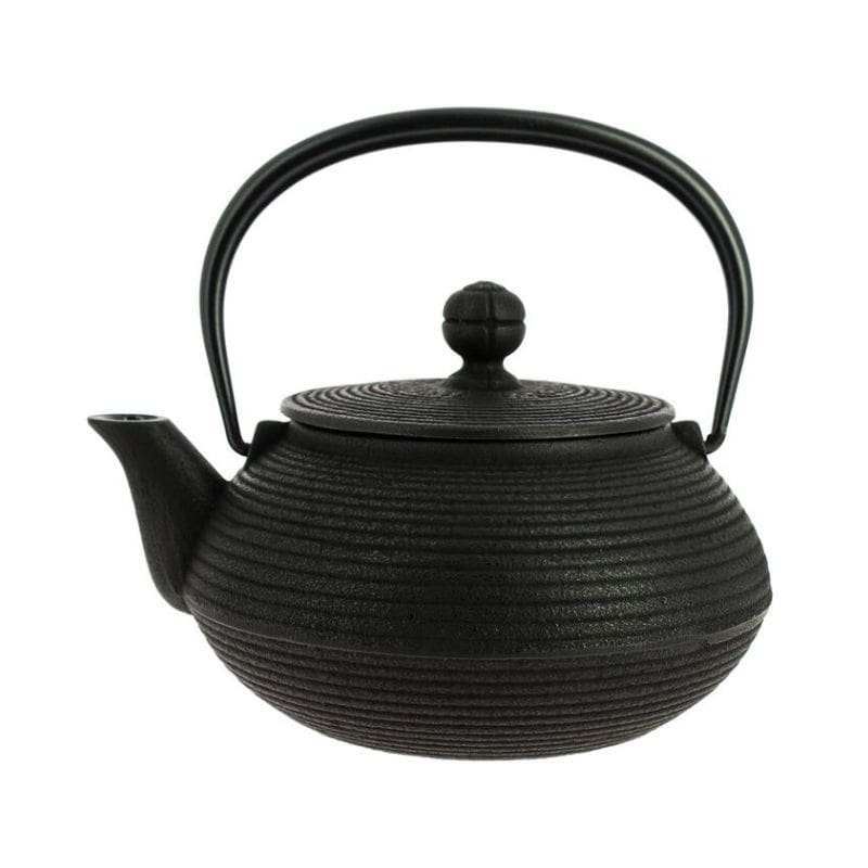 Japansk tekanna i gjutjärn Iwachu Senbiki Black 650 ml