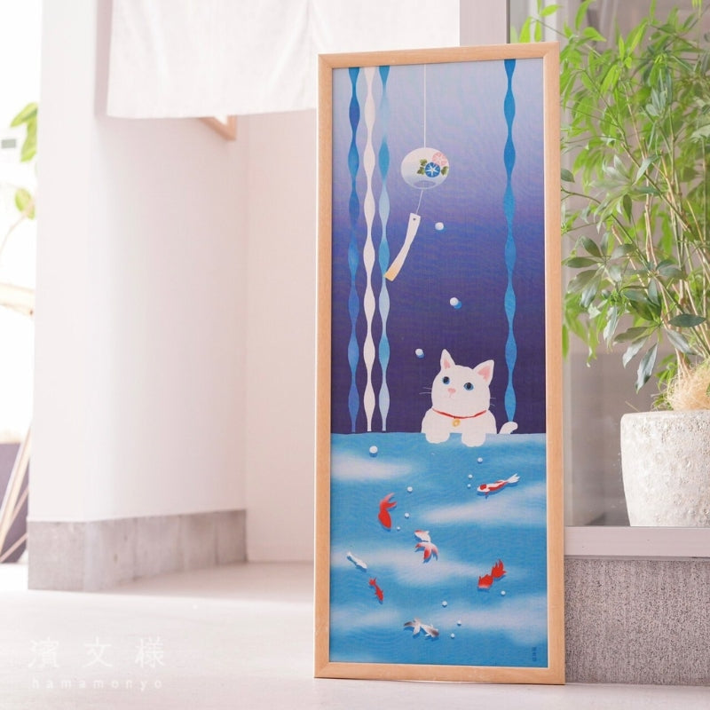Japansk Tenugui Sommarkatt