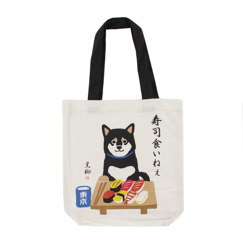 Japansk Tote Bag Sushi Shiba