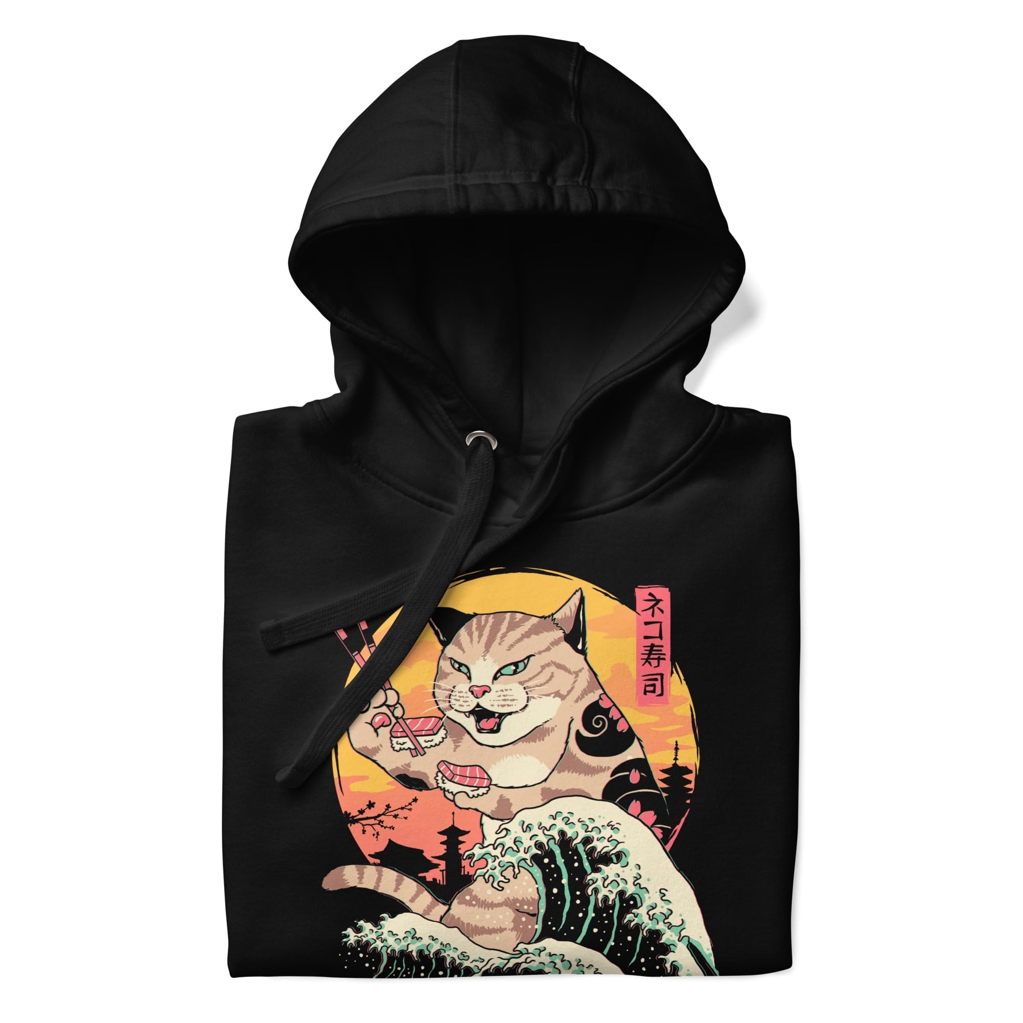 Japansk tröja Kaiju Neko Sushi