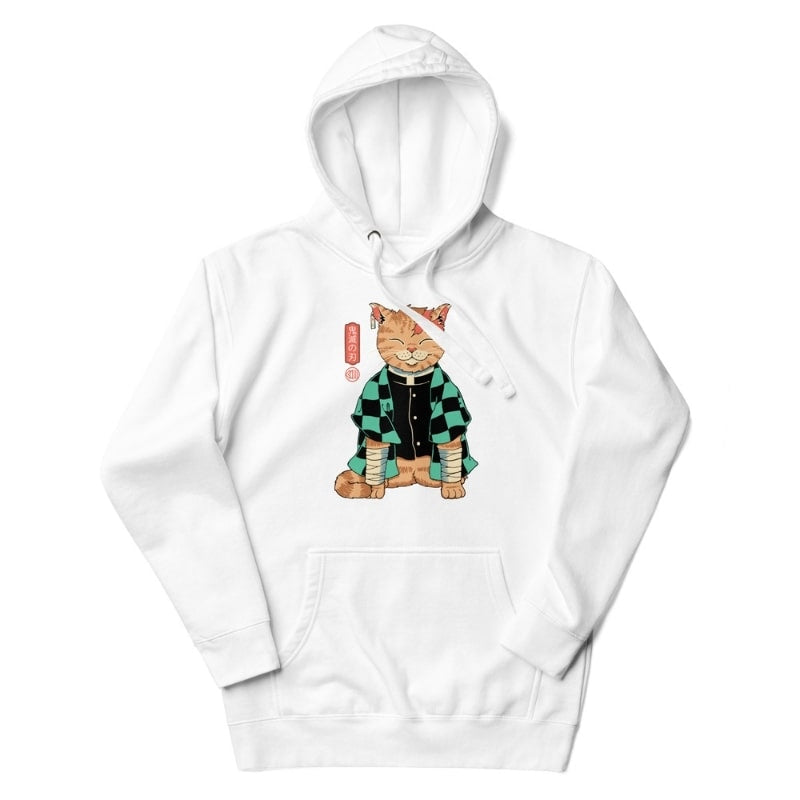 Japansk tröja Neko Pourfendeur S / Blanc