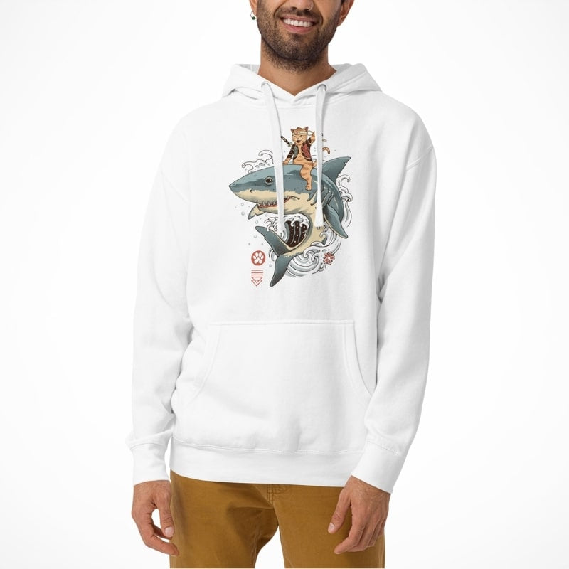 Japansk tröja Neko Shark