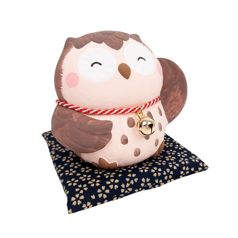 Japansk Uggla med gott humör Figur