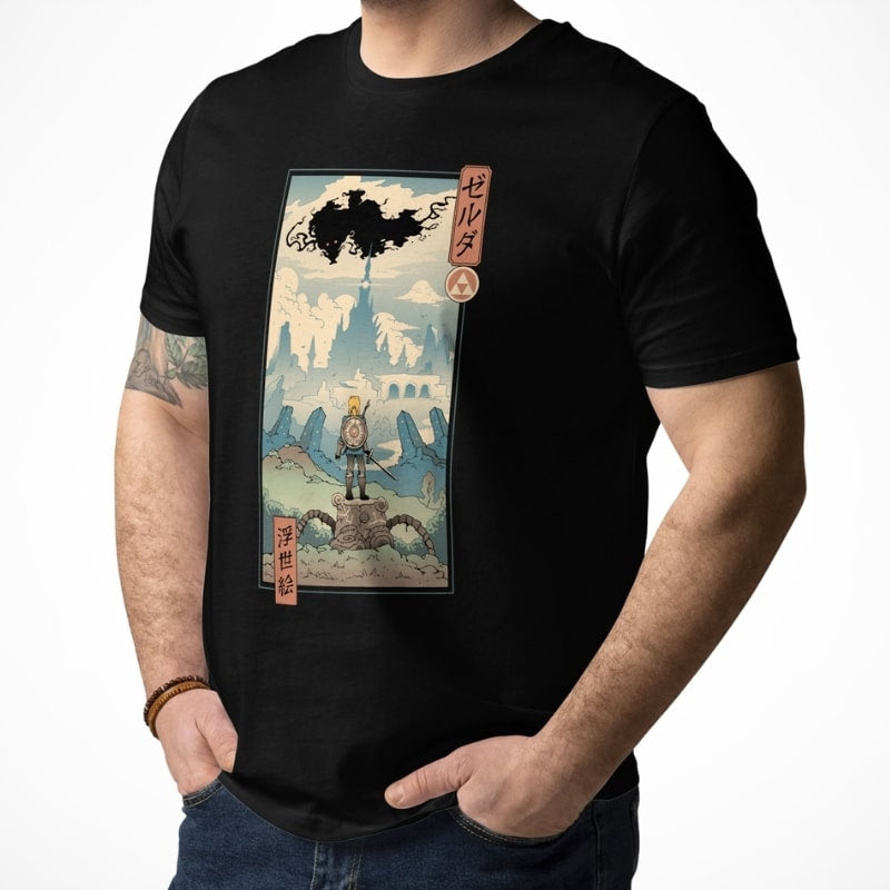 Japansk Ukiyo e Legend T shirt