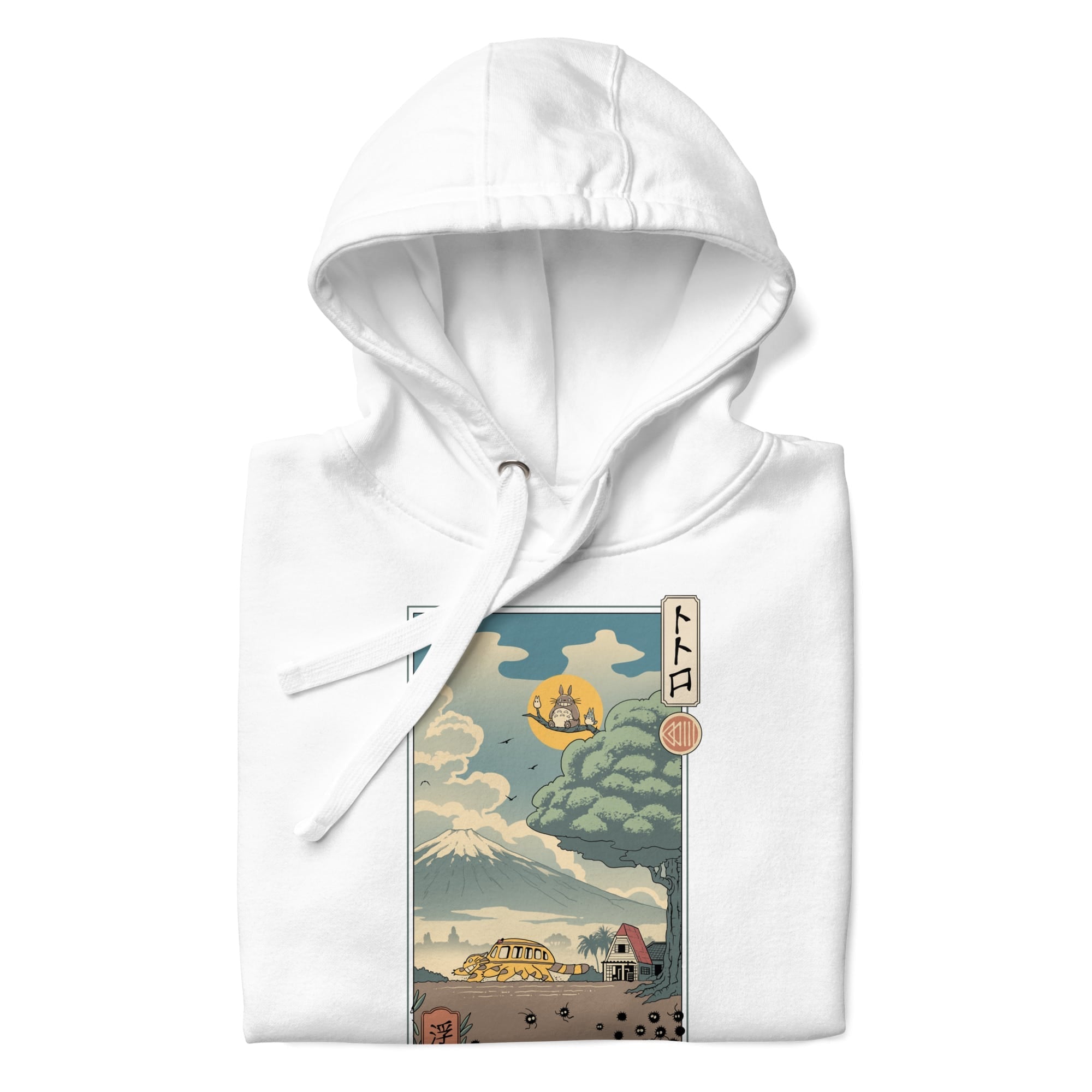 Japansk Ukiyo e Skogsvaktare Sweatshirt