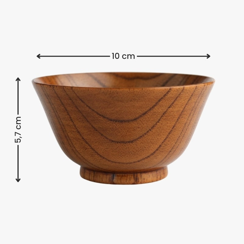 Japansk Urushi Träskål