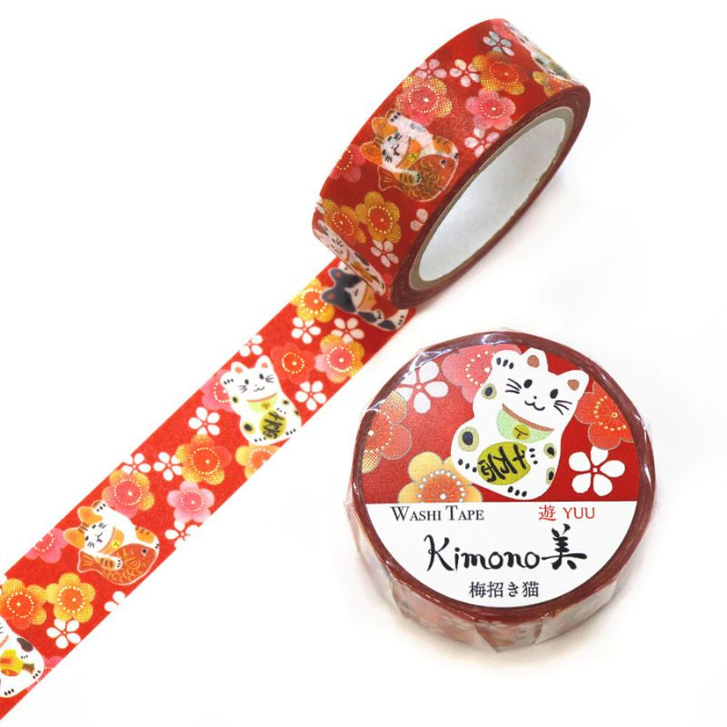 Japansk Washi Tape Maneki Neko