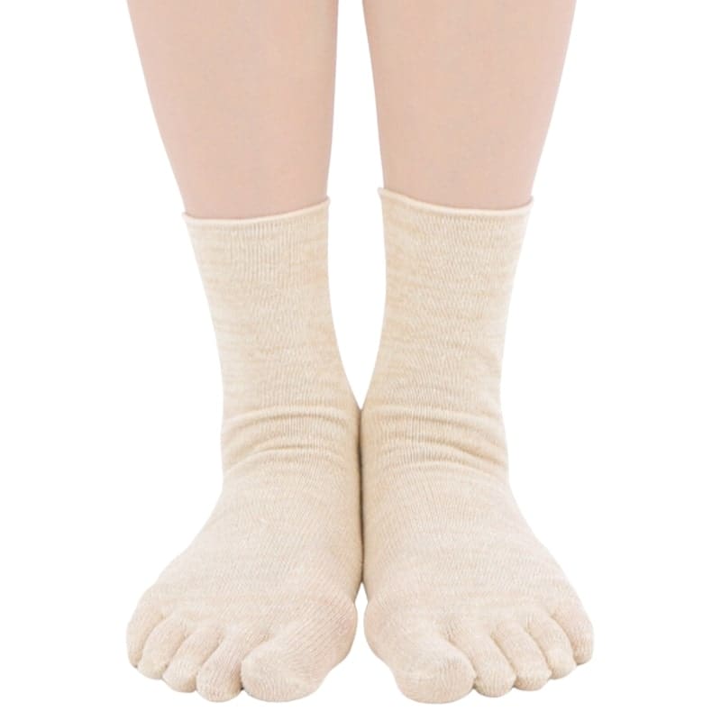 Japanska 5 fingers strumpor av naturfiber