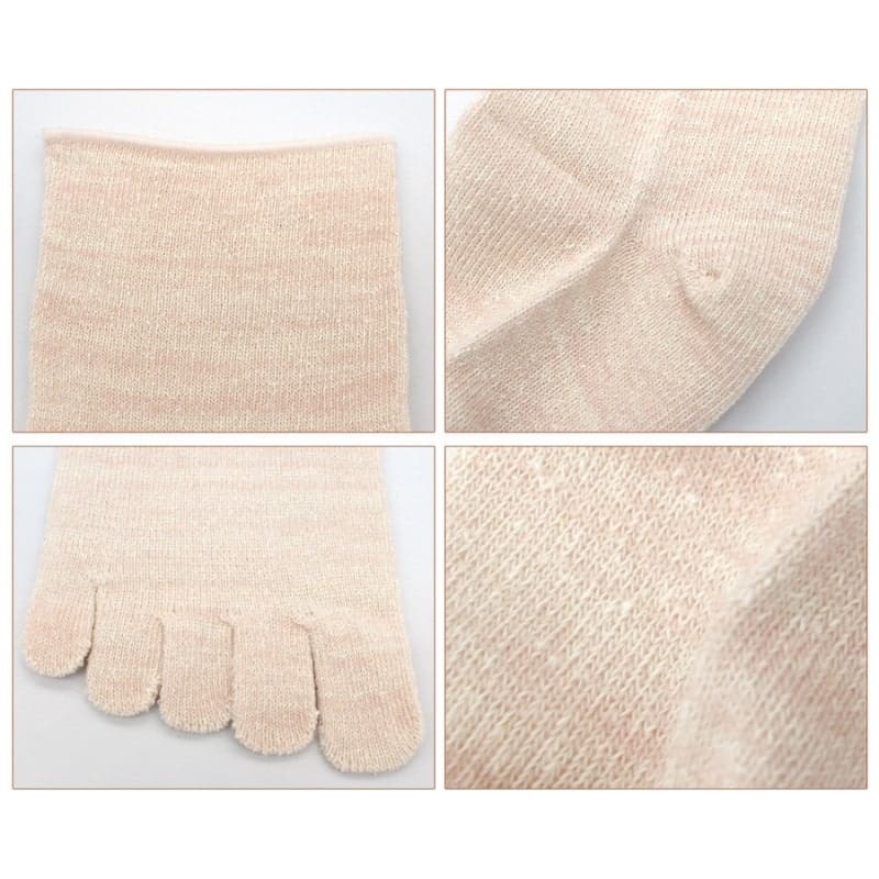 Japanska 5 fingers strumpor av naturfiber
