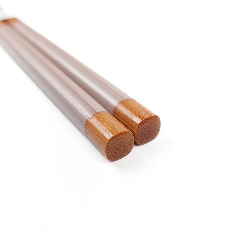 Japanska ätpinnar av bambu Beige