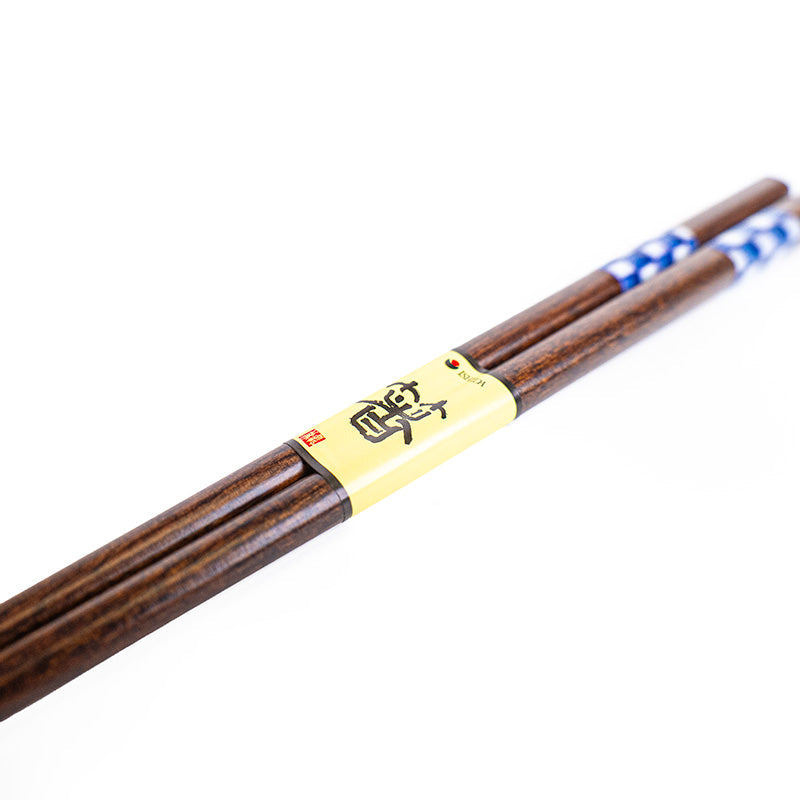 Japanska Ätpinnar - Ichimatsu Indigo