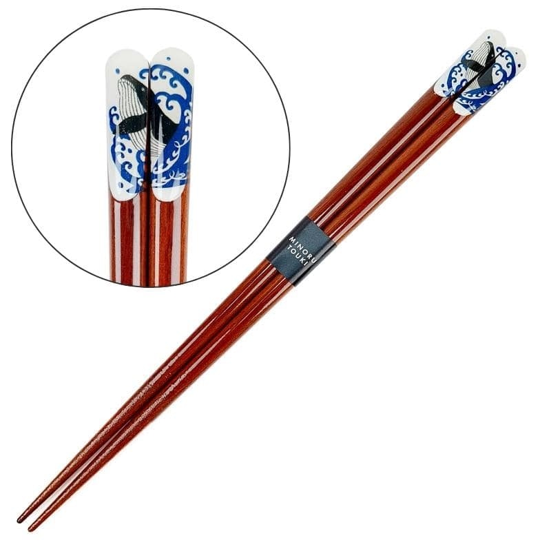 Japanska ätpinnar med val