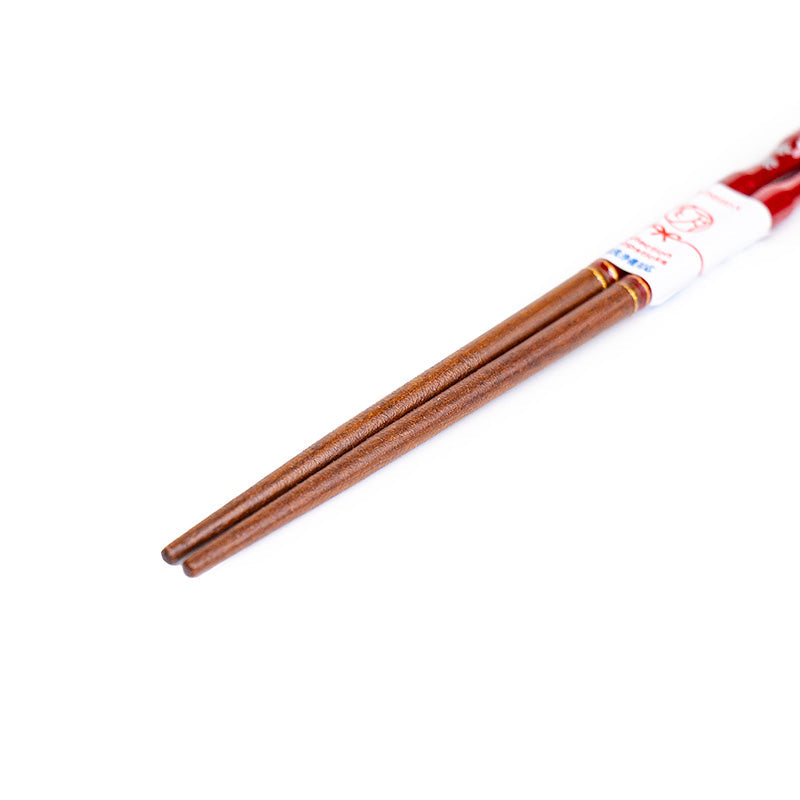 Japanska Ätpinnar - Vågig Sakura Röd