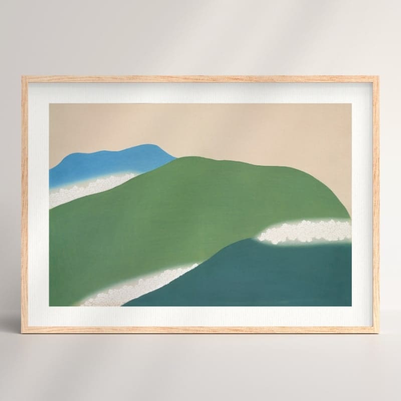 Japanska berg Poster A3
