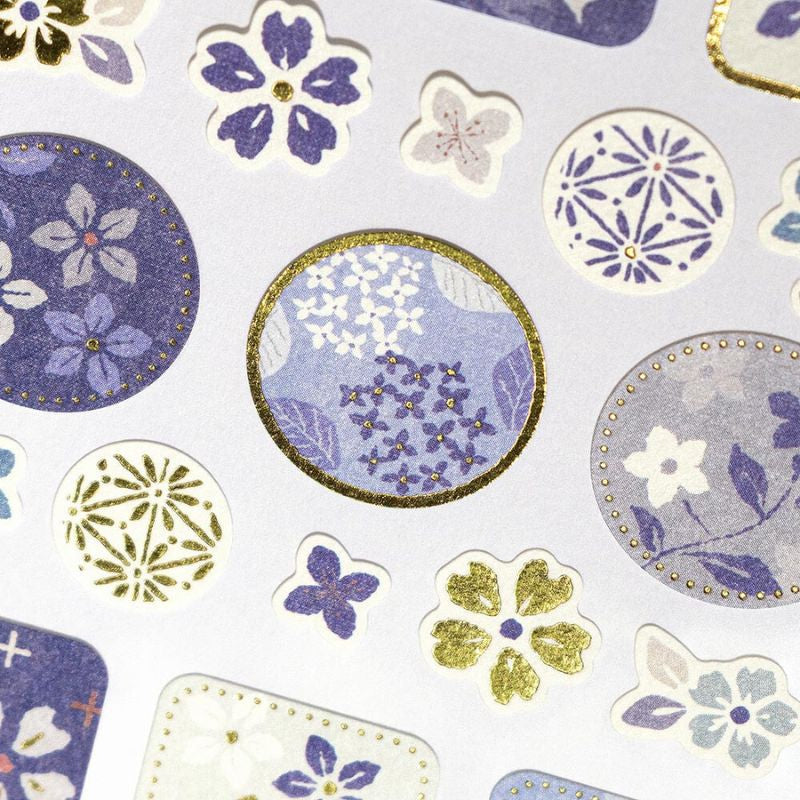 Japanska Indigo klistermärken