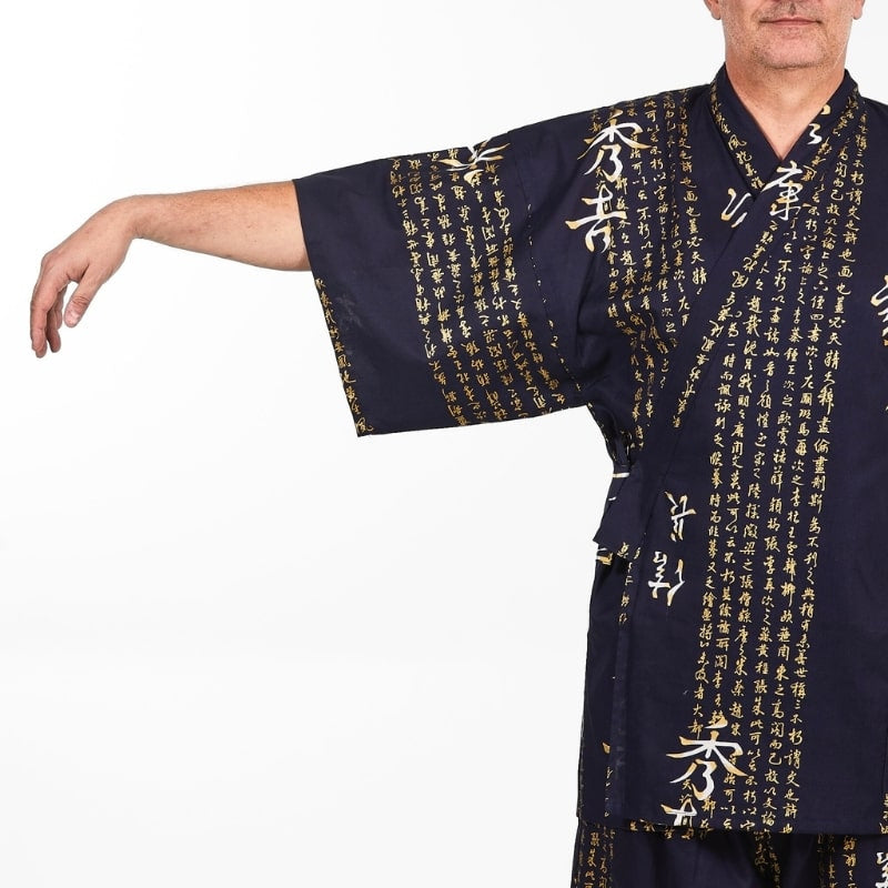 Japanska Jinbei Man Kanji