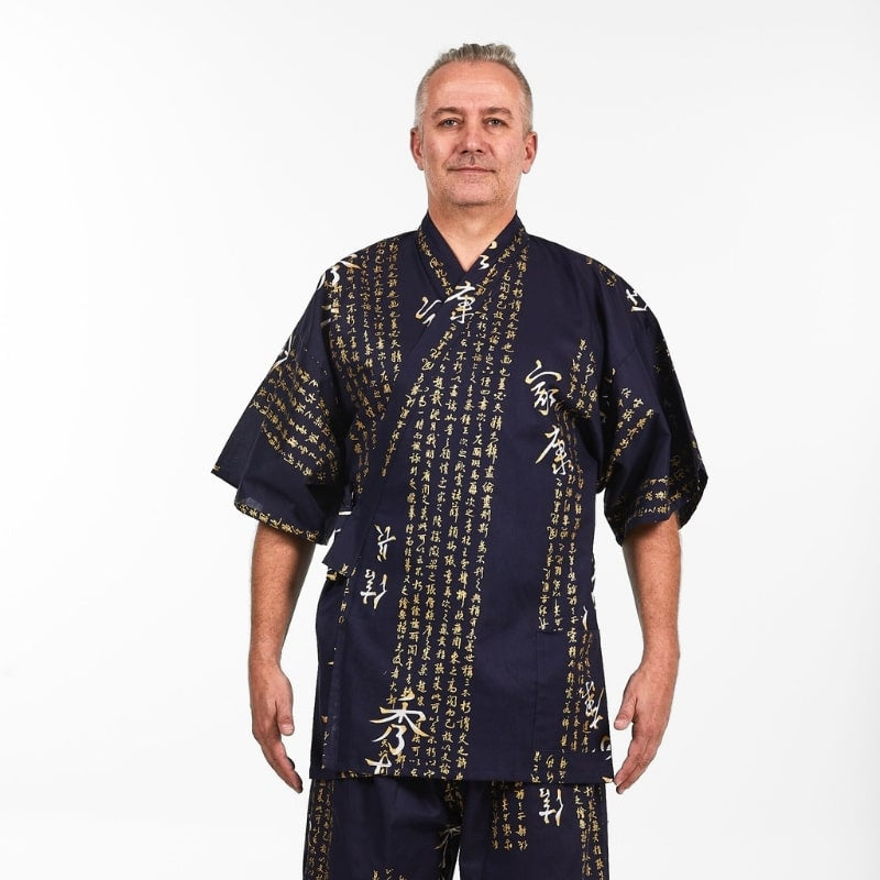 Japanska Jinbei Man Kanji