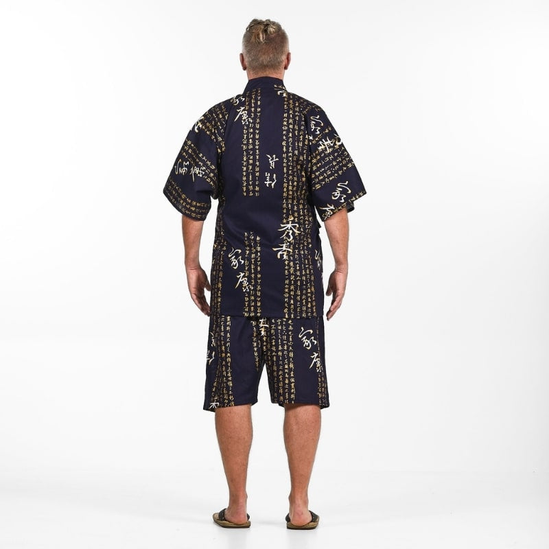 Japanska Jinbei Man Kanji