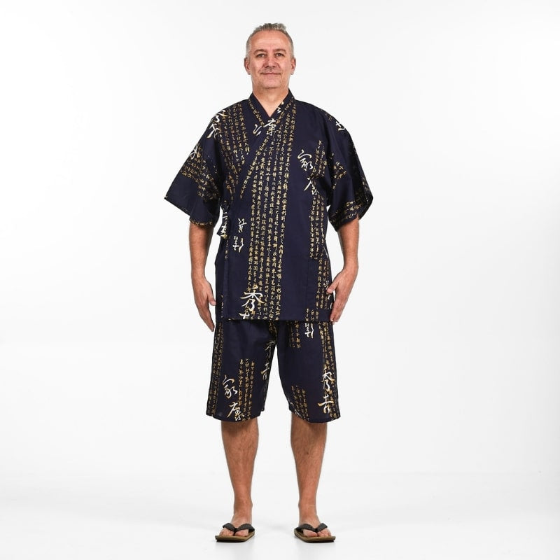 Japanska Jinbei Man Kanji S
