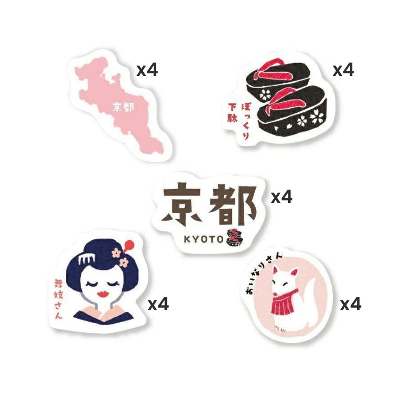 Japanska klistermärken Kyoto