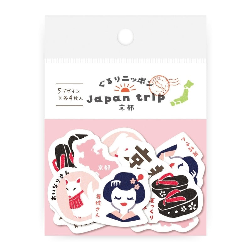 Japanska klistermärken Kyoto