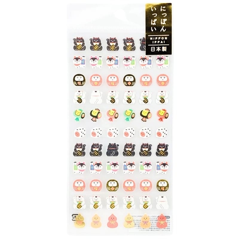 Japanska klistermärken Mini lyckoamuletter