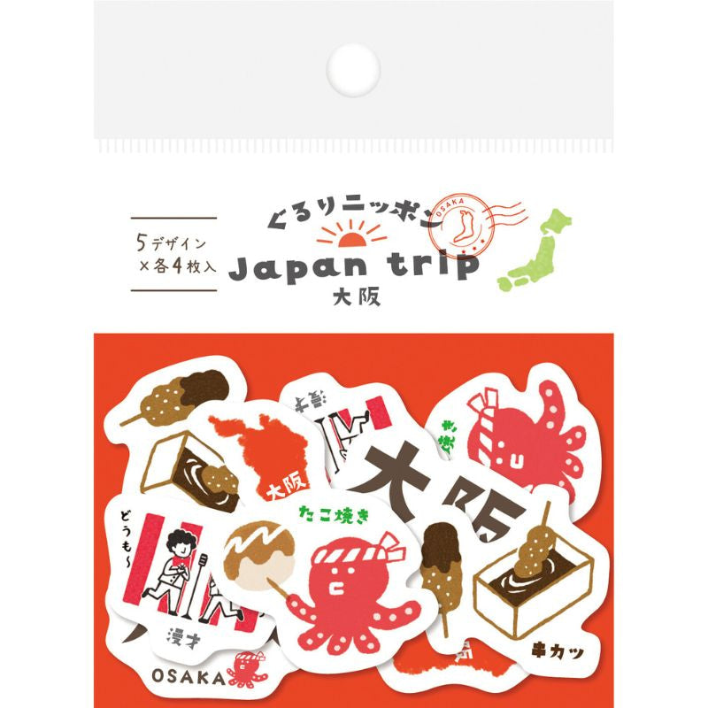 Japanska klistermärken Osaka