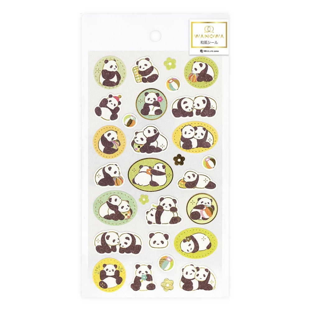 Japanska Klistermärken - Panda
