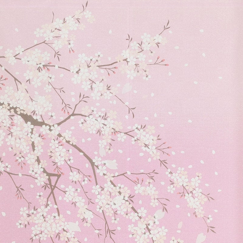 Japanska Noren Sakura Usagi 85 x 150 cm