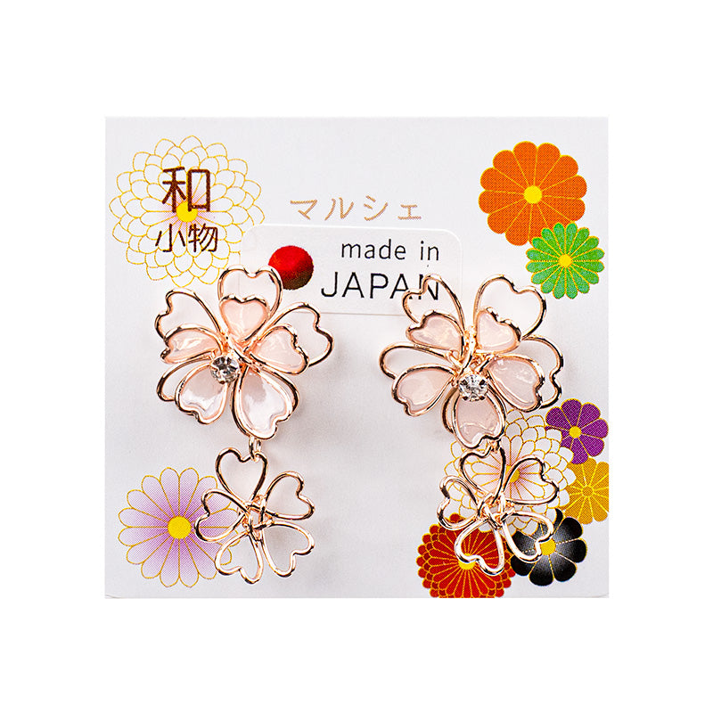 Japanska Örhängen - Dubbel Sakura