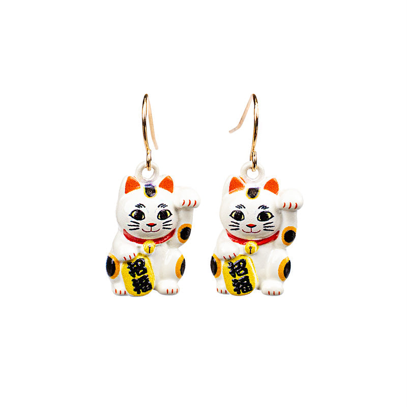 Japanska Örhängen - Maneki Neko