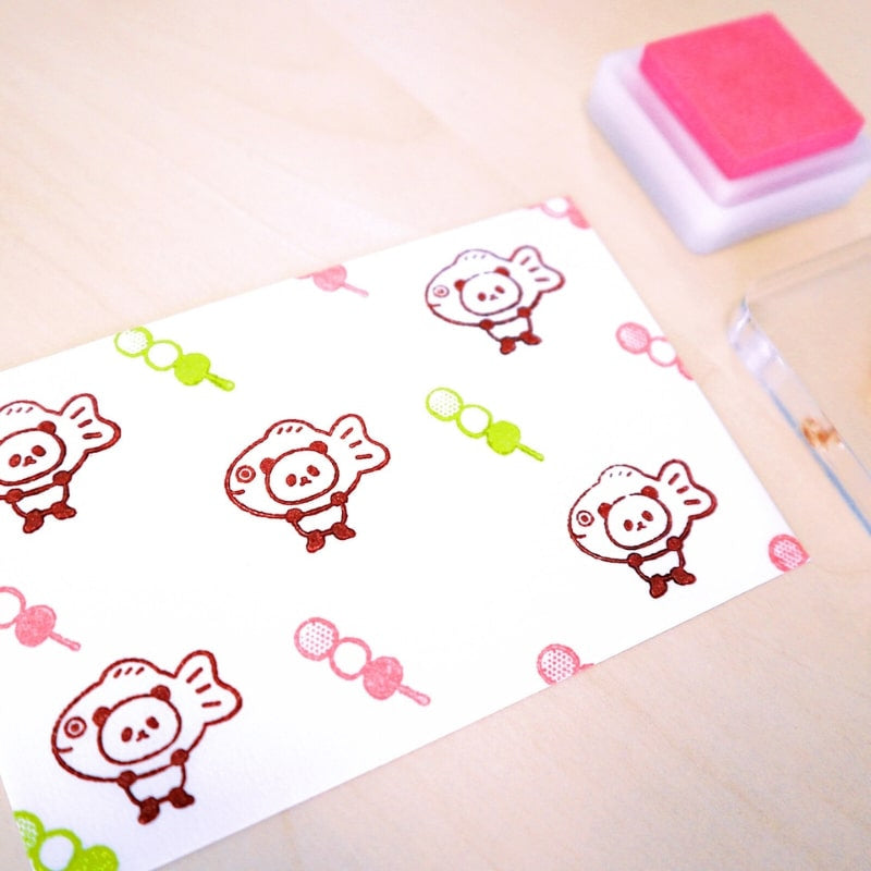 Japanska Panda Transparenta frimärken