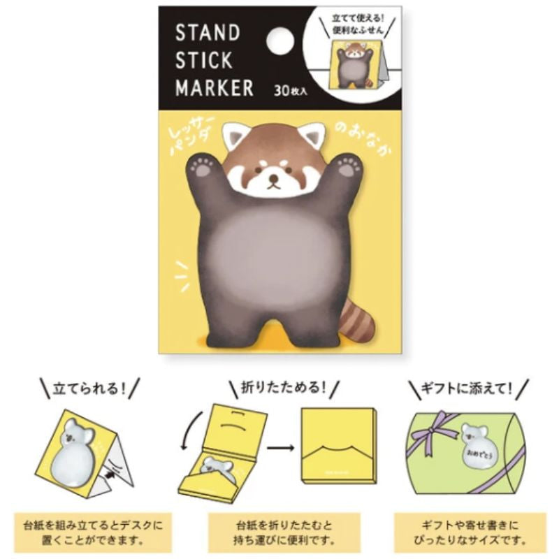 Japanska Post it Röd Panda
