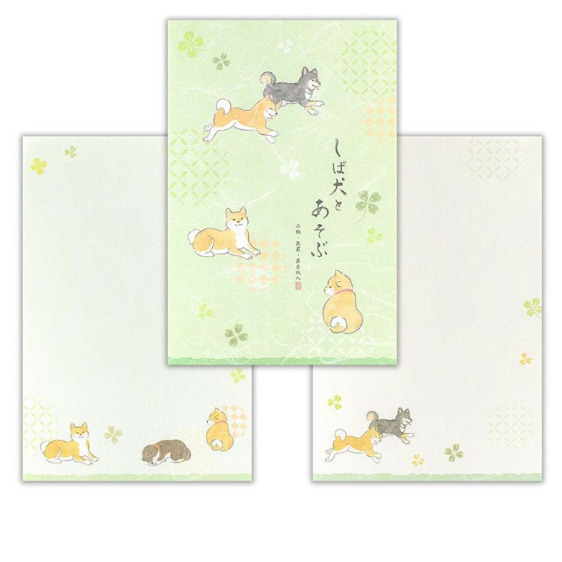 Japanska Shiba Inu brevpapper