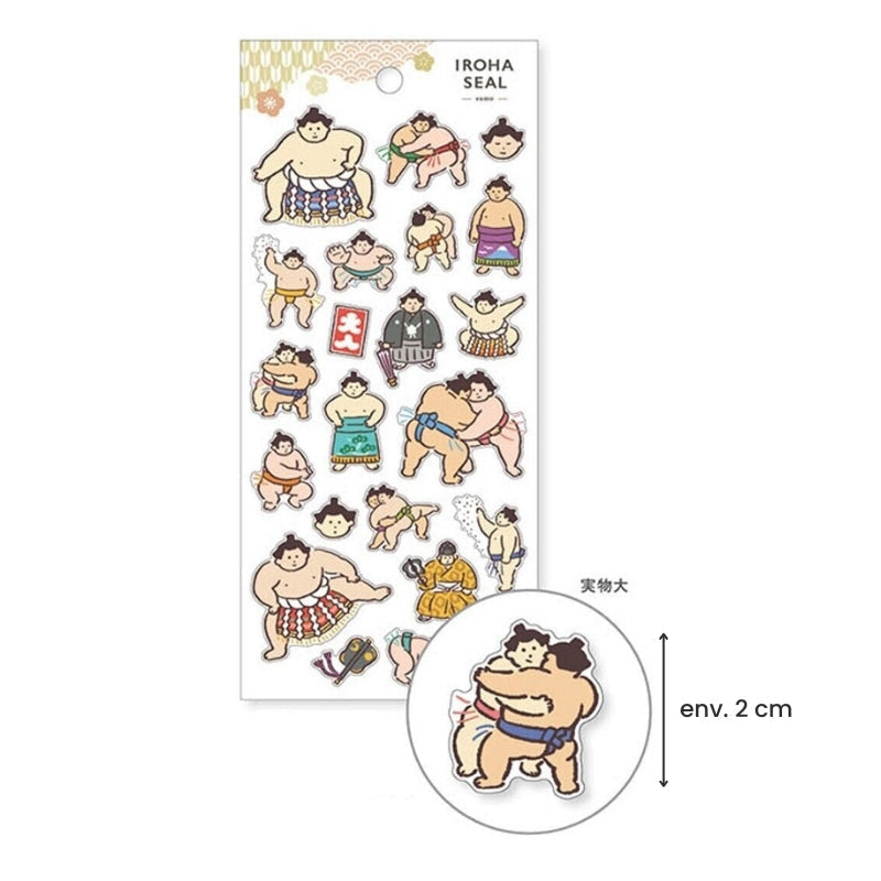 Japanska Sumo klistermärken