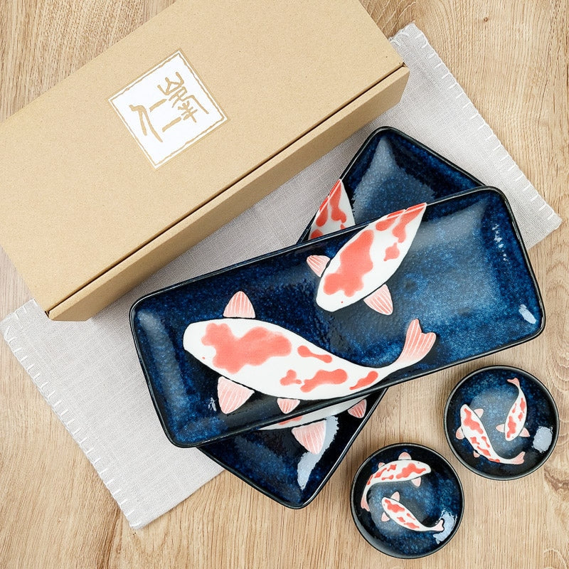 Japanska sushitallrikar