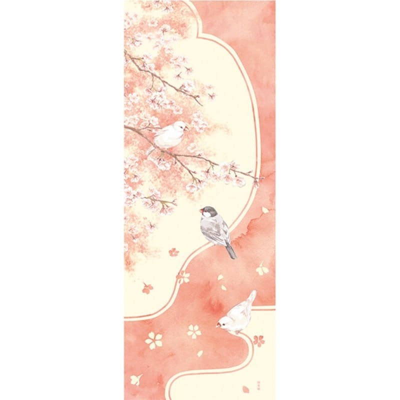 Japanska Tenugui Haru Tori