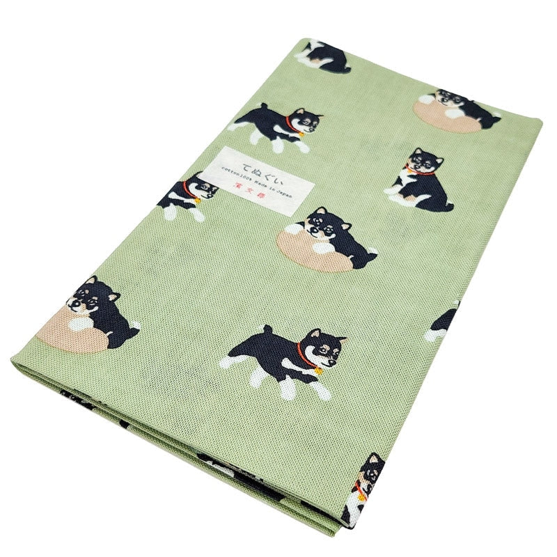 Japanska Tenugui Kuro Shiba
