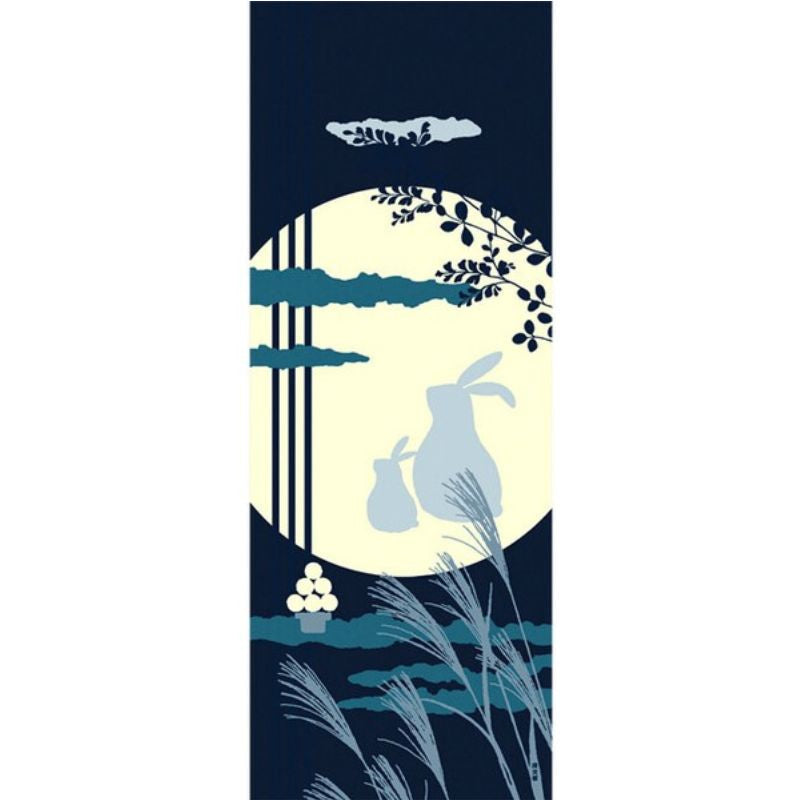 Japanska Tenugui Tsukimi