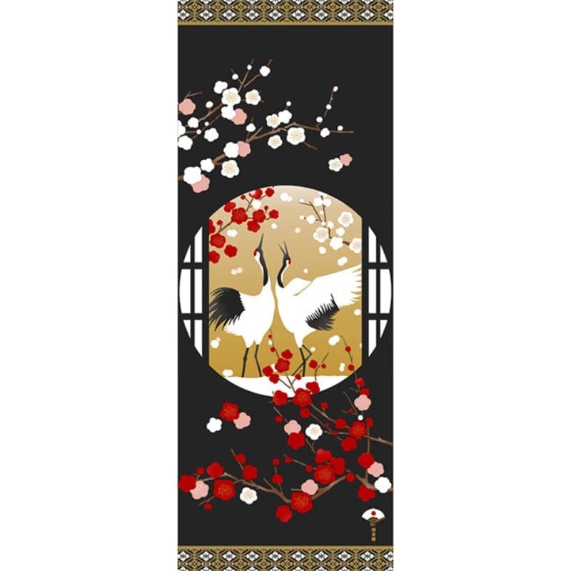 Japanska Tenugui Tsuru Mai