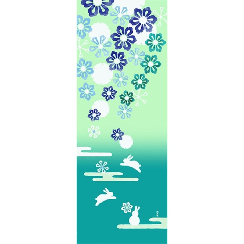 Japanska Tenugui Yukihana Usagi