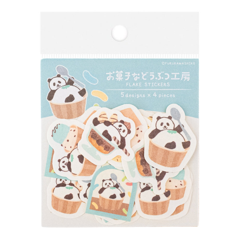 Japanska Washi-Klistermärken - Panda