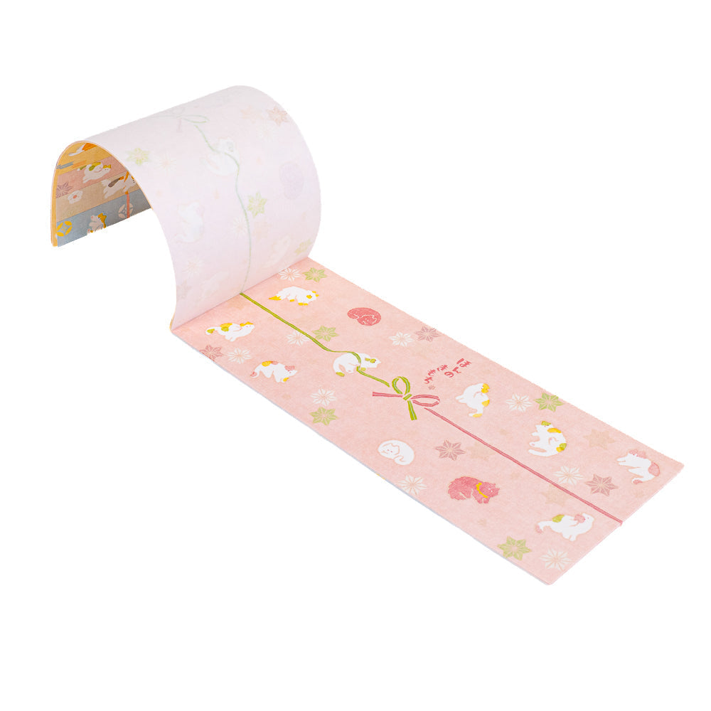 Japanska Washi-presentband - Nyanko Katter